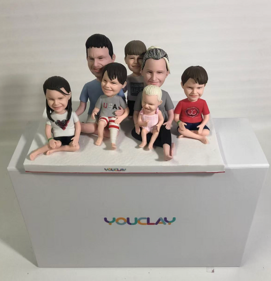 Fully Customizable Seven Bobbleheads(person or pet)Separate or whole