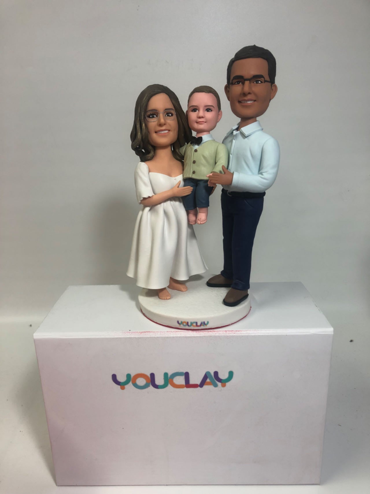 Fully Customizable Triple Bobbleheads(person or pet)