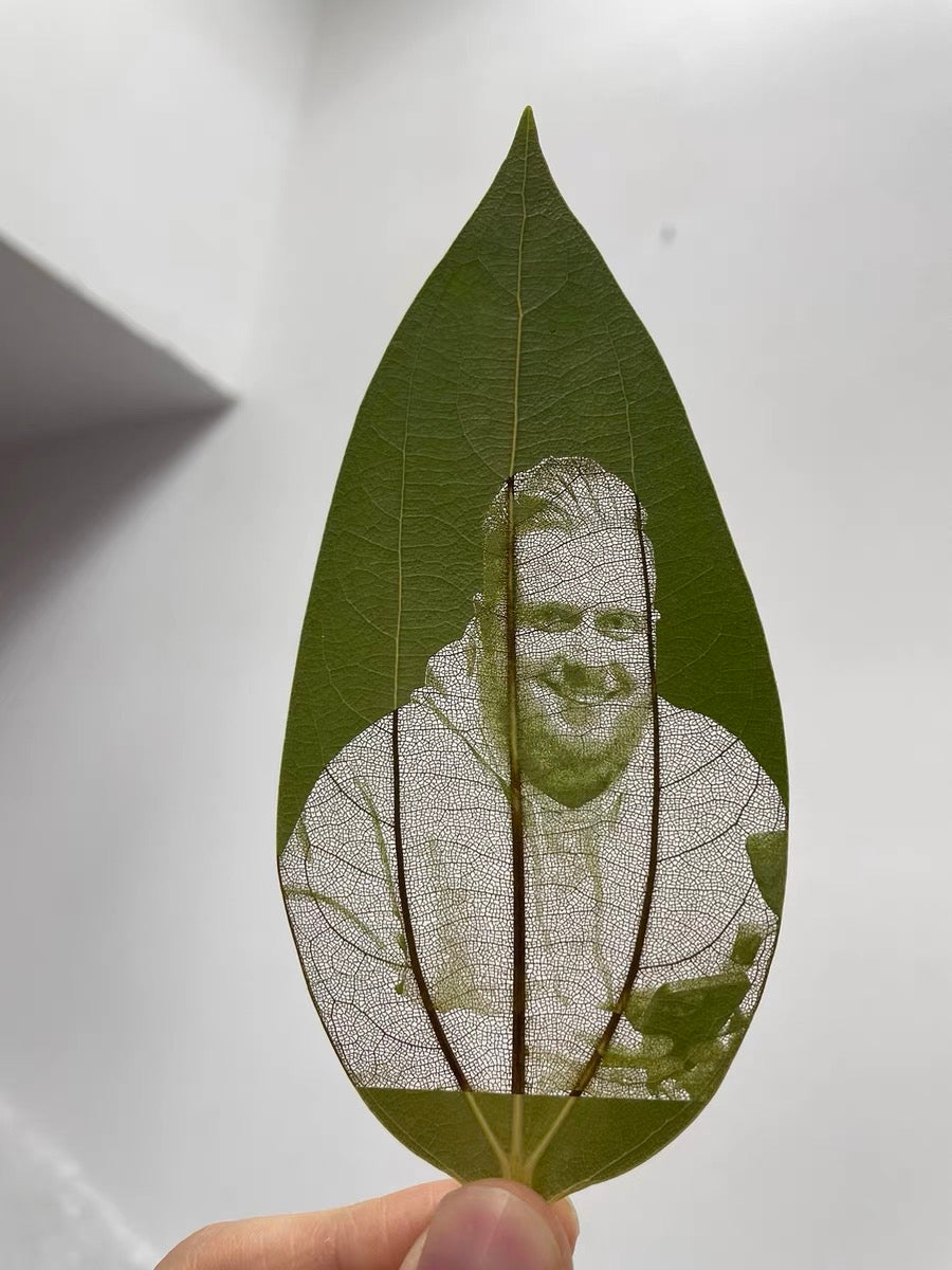 Personnalisation personnalisée des photos de feuilles