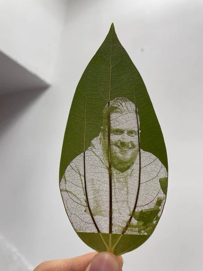 Personnalisation personnalisée des photos de feuilles