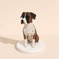 Custom Pet Bobblehead from Photo - custom clay dog & cat bobblehead from your photo